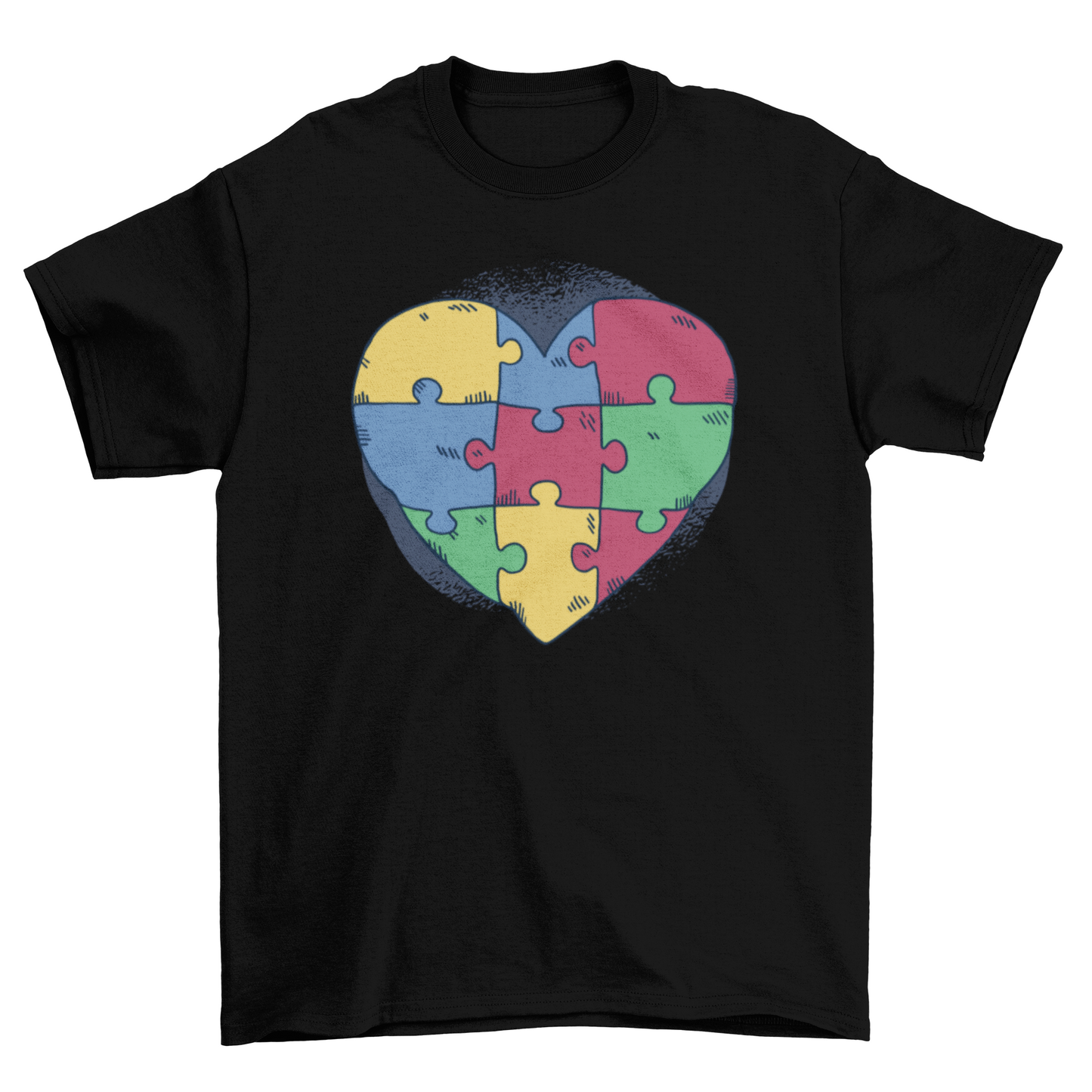 Autism Heart Puzzle T-Shirt