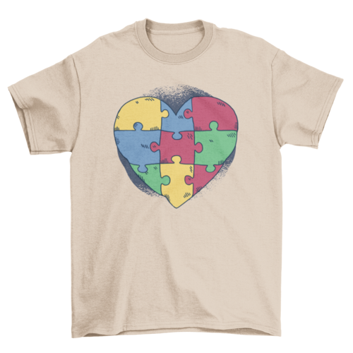 Autism Heart Puzzle T-Shirt